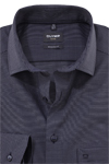 Produktbild fr 'OLYMP Luxor modern fit Hemd Langarm New Kent Kragen Faux dunkelblau'