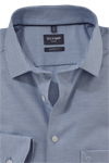 Produktbild fr 'OLYMP Luxor modern fit Hemd Langarm New Kent Kragen Faux Muster blau'