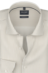 Produktbild f�r 'OLYMP Luxor modern fit Hemd Langarm New Kent Kragen Twill Streifen beige'