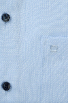 Produktbild fr 'OLYMP Luxor comfort fit Hemd Halbarm New Kent Kragen Struktur hellblau'
