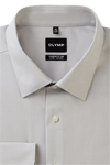 Produktbild fr 'OLYMP Luxor comfort fit big Hemd Langarm New Kent Kragen Chambray grau'
