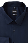 Produktbild fr 'OLYMP Luxor comfort fit big Hemd Langarm New Kent Kragen nachtblau'