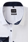 Produktbild fr 'OLYMP Luxor comfort fit big Hemd Langarm New Kent Kragen Natte wei'