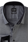 Produktbild fr 'OLYMP Luxor comfort fit big Hemd Langarm New Kent Kragen Natte schwarz'