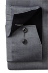 Produktbild fr 'OLYMP Luxor comfort fit big Hemd Langarm New Kent Kragen Natte schwarz'