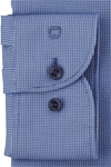 Produktbild fr 'OLYMP Level Five 24/Seven body fit Hemd Langarm New Kent Kragen Muster blau'