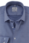 Produktbild f�r 'OLYMP Level Five body fit Hemd Langarm New Kent Kragen Faux dunkelblau'