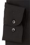 Produktbild fr 'OLYMP Level Five body fit Hemd Langarm New Kent Kragen Satin schwarz'