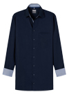 Produktbild f�r 'OLYMP Luxor comfort fit Hemd Langarm New Kent Kragen nachtblau'