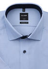 Produktbild fr 'OLYMP Luxor modern fit Hemd Halbarm Struktur eisblau'