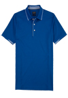 Produktbild fr 'OLYMP Regular Fit Polo Halbarm geknpfter Polokragen Active Dry COOLMAX blau'