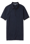 Produktbild fr 'OLYMP Regular Fit Polo Halbarm Reiverschluss Polokragen Jersey navy'