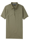 Produktbild fr 'OLYMP Regular Fit Polo Halbarm Reiverschluss Polokragen Jersey oliv'