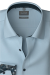 Produktbild f�r 'OLYMP Luxor comfort fit Hemd extra langer Arm New Kent Kragen Faux hellblau'