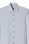 Produktbild f�r 'OLYMP Luxor modern fit Hemd Langarm New Kent Kragen Muster wei�'