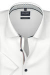 Produktbild f�r 'OLYMP Luxor modern fit Hemd Halbarm New Kent Kragen Struktur wei�'