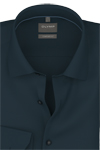 Produktbild f�r 'OLYMP Luxor comfort fit Hemd Langarm New Kent Kragen Struktur nachtblau'
