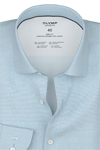 Produktbild f�r 'OLYMP Level Five 24/Seven body fit Hemd Langarm Jersey Muster hellblau'