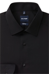 Produktbild f�r 'OLYMP Luxor modern fit Hemd Langarm New Kent Kragen Cover Shirt schwarz'