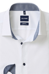 Produktbild f�r 'OLYMP Luxor modern fit Hemd Langarm New Kent Kragen Popeline wei�'