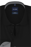 Produktbild f�r 'OLYMP Luxor modern fit Hemd Langarm New Kent Kragen Popeline schwarz'
