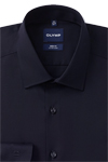 Produktbild f�r 'OLYMP Level Five body fit Hemd Langarm New Kent Kragen Cover Shirt nachtblau'