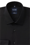Produktbild f�r 'OLYMP Level Five body fit Hemd Langarm New Kent Kragen Cover Shirt schwaz'