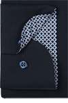 Produktbild f�r 'OLYMP Luxor modern fit Hemd Langarm New Kent Kragen Popeline nachtblau'