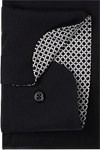 Produktbild f�r 'OLYMP Luxor modern fit Hemd Langarm New Kent Kragen Popeline schwarz'
