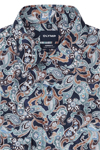 Produktbild f�r 'OLYMP Luxor modern fit Hemd Langarm New Kent Kragen Blumenmuster blau'