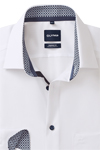 Produktbild f�r 'OLYMP Luxor comfort fit Hemd Langarm New Kent Kragen Popeline wei�'