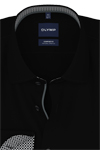 Produktbild f�r 'OLYMP Luxor comfort fit Hemd Langarm New Kent Kragen Popeline schwarz'