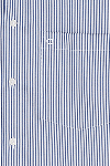 Produktbild f�r 'OLYMP Luxor comfort fit Hemd Langarm New Kent Kragen Twill Streifen hellblau'