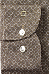 Produktbild f�r 'OLYMP Level Five 24/Seven body fit Hemd Langarm New Kent Kragen Jersey Muster braun'