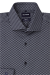Produktbild f�r 'OLYMP Level Five body fit Hemd extra langer Arm New Kent Kragen Muster blau'