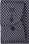 Produktbild f�r 'OLYMP Level Five body fit Hemd extra langer Arm New Kent Kragen Muster blau'