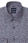 Produktbild f�r 'OLYMP Level Five body fit Hemd extra langer Arm New Kent Kragen Blumenmuster blau'