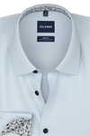 Produktbild f�r 'OLYMP Level Five body fit Hemd extra langer Arm New Kent Kragen Struktur hellblau'