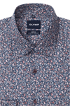 Produktbild f�r 'OLYMP Level Five body fit Hemd Langarm New Kent Kragen Blumenmuster blau'