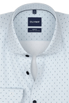 Produktbild f�r 'OLYMP Level Five body fit Hemd Langarm New Kent Kragen Muster hellblau'