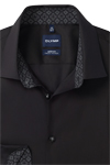 Produktbild f�r 'OLYMP No. Six super slim Hemd Langarm New Kent Kragen Popeline schwarz'