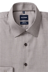Produktbild f�r 'OLYMP No. Six super slim Hemd Langarm New Kent Kragen Muster braun'