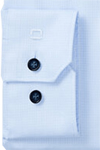 Produktbild f�r 'OLYMP No. Six super slim Hemd Langarm New Kent Kragen Muster hellblau'