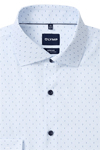Produktbild f�r 'OLYMP No. Six super slim Hemd Langarm Haifischkragen Muster blau'