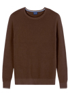 Produktbild f�r 'OLYMP Casual Strick Pullover Langarm Rundhals Strick schwarzbraun'
