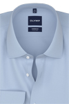 Produktbild f�r 'OLYMP Luxor comfort fit Hemd Langarm New Kent Kragen Cover Shirt hellblau'