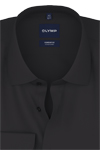 Produktbild f�r 'OLYMP Luxor comfort fit Hemd Langarm New Kent Kragen Cover Shirt schwarz'