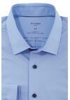 Produktbild fr 'OLYMP Luxor 24/Seven modern fit Hemd Langarm Jersey Stretch aqua'