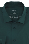 Produktbild fr 'OLYMP Luxor 24/Seven modern fit Hemd Langarm Jersey Stretch grn'