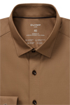 Produktbild f�r 'OLYMP Luxor 24/Seven modern fit Hemd Langarm Jersey Stretch camel'